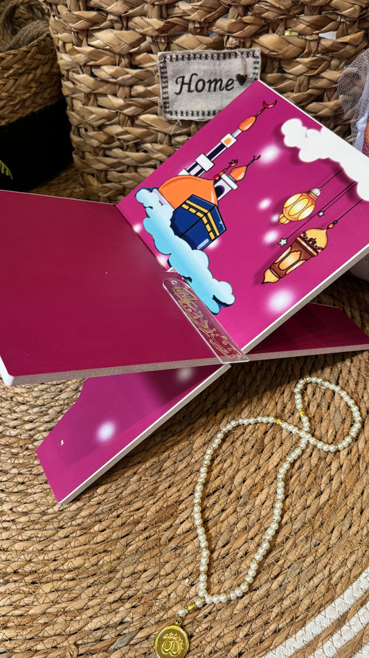 BBK03(prayer mat, Rehal, bookmark & Tasbeeh)