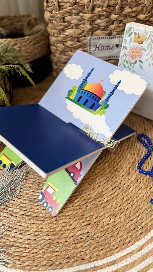 BBk08 (prayer mat, Rehal, bookmark & Tasbeeh)