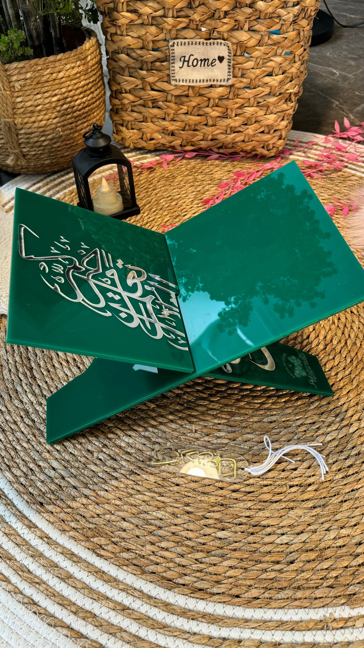 Acrylic green color Rehal! ππ