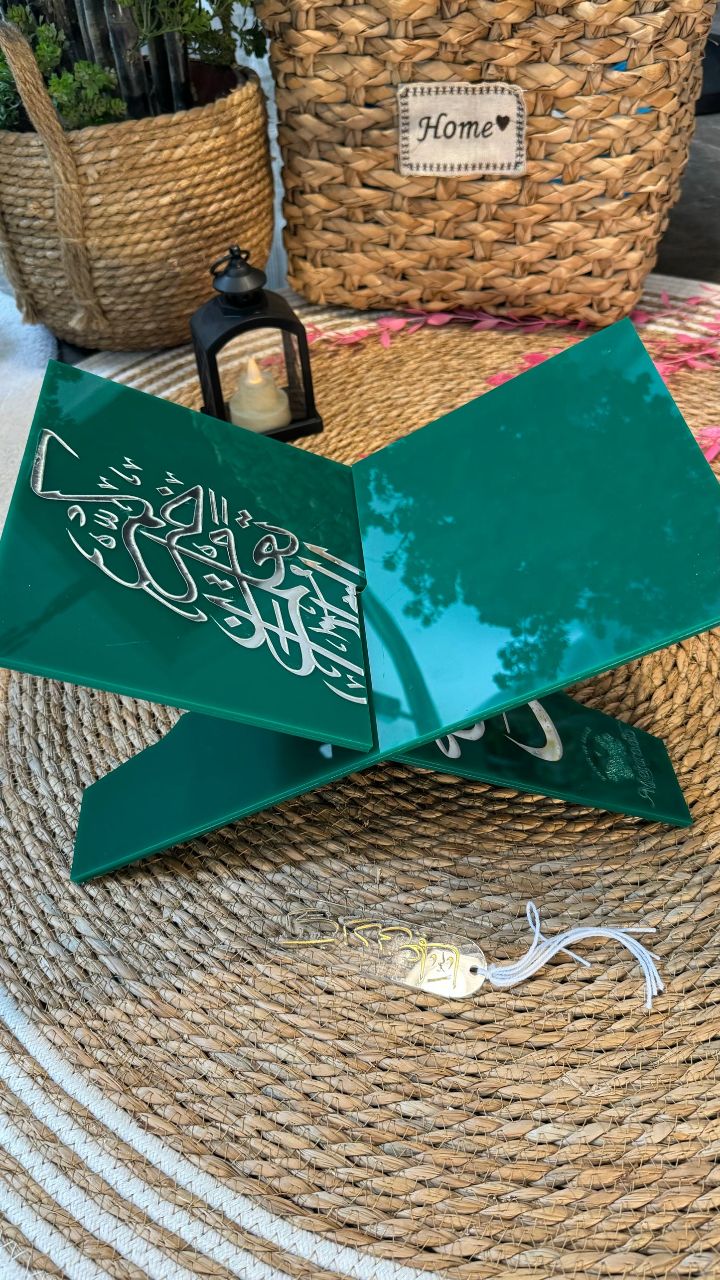 Acrylic green color Rehal! ππ