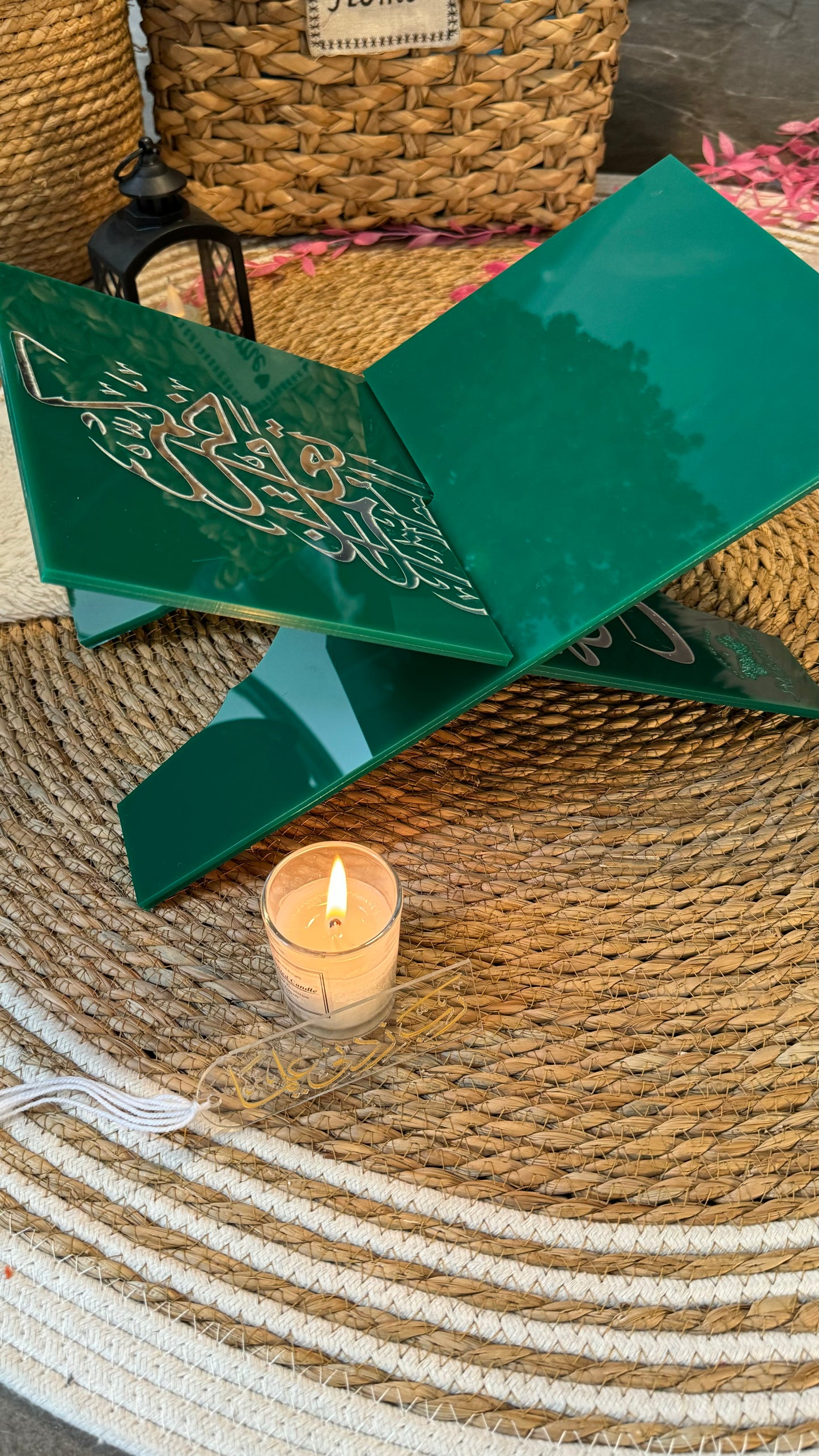 Acrylic green color Rehal! ππ