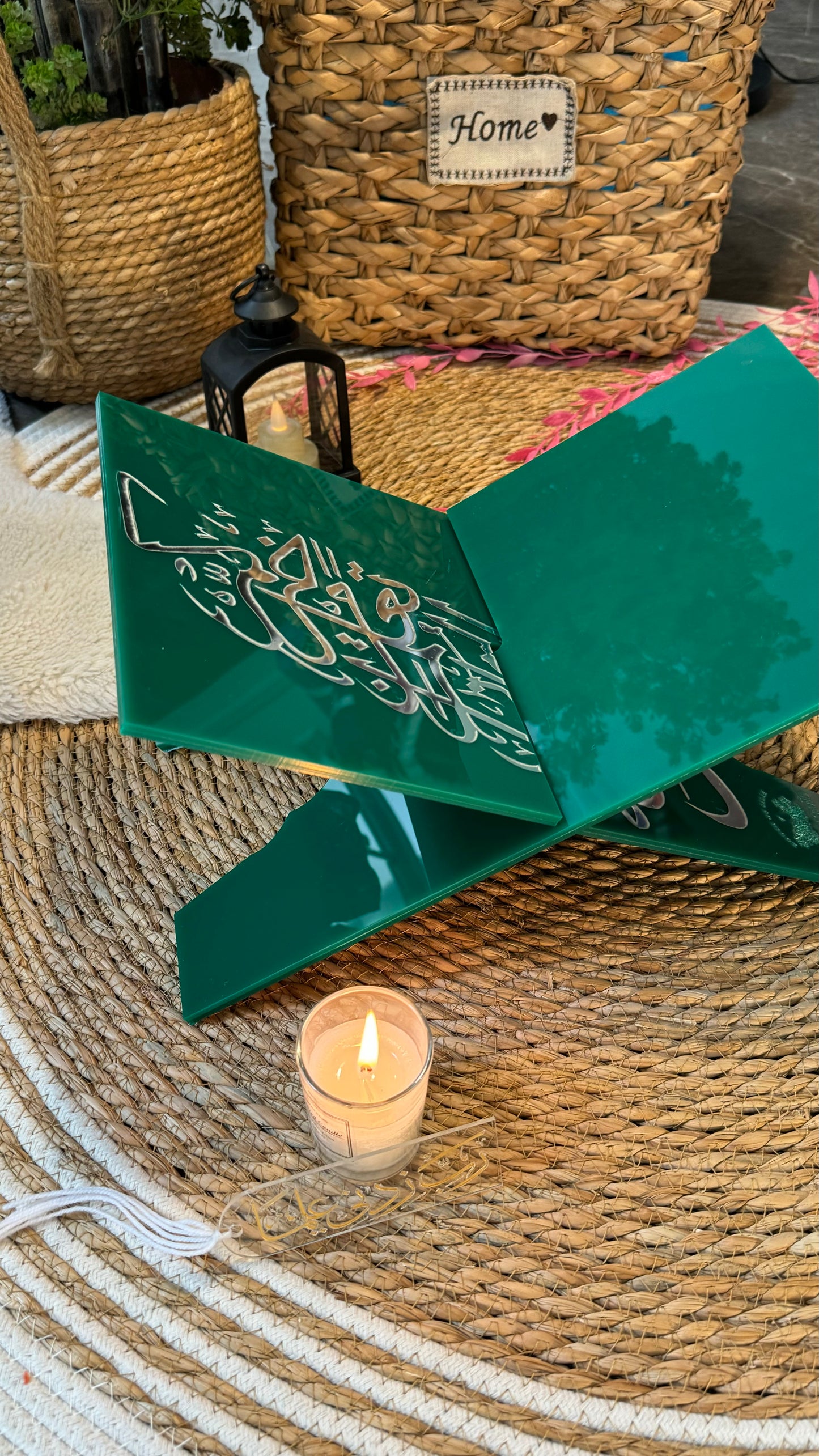 Acrylic green color Rehal! ππ