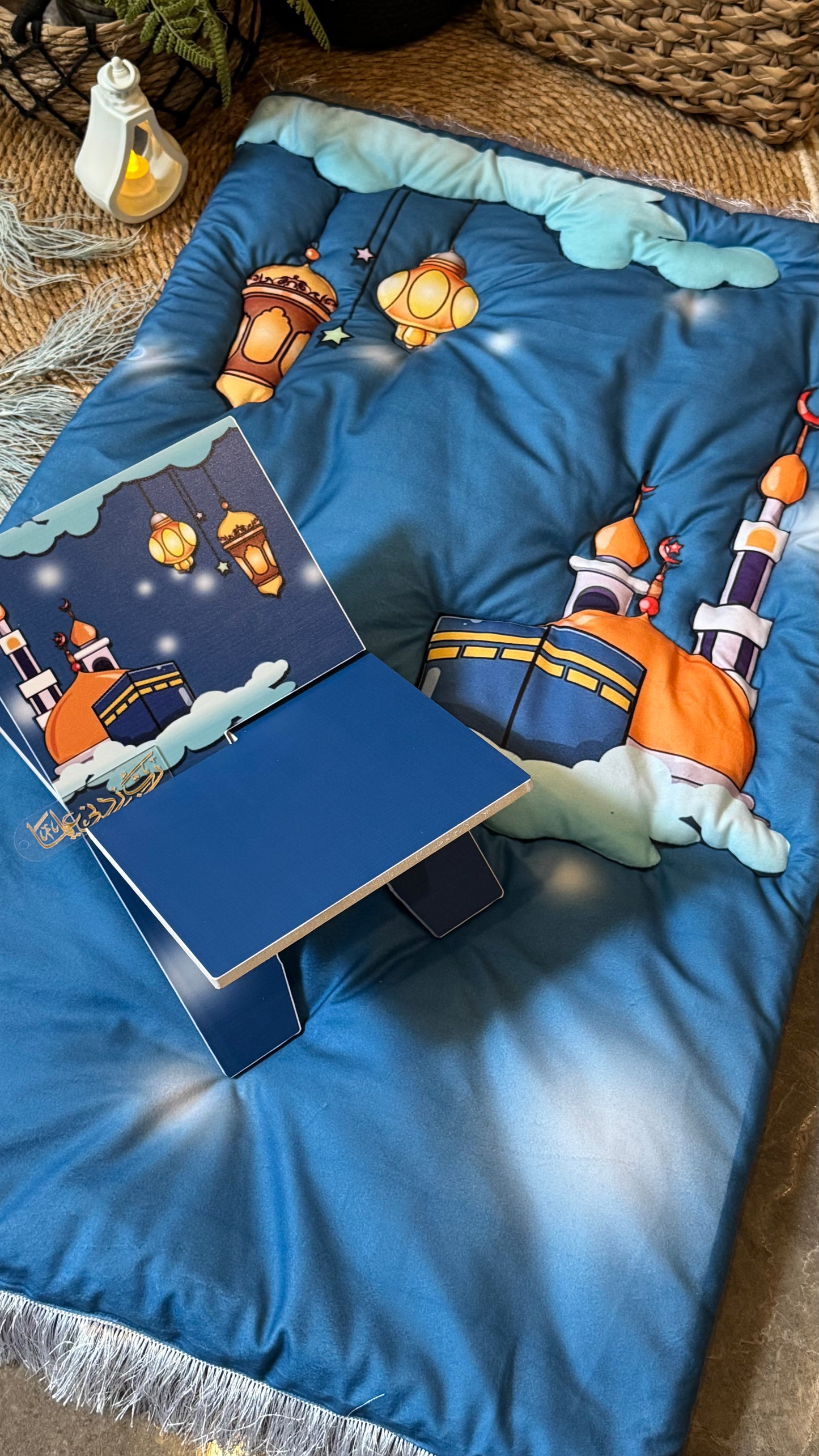BBk01 (prayer mat, Rehal, bookmark & Tasbeeh)