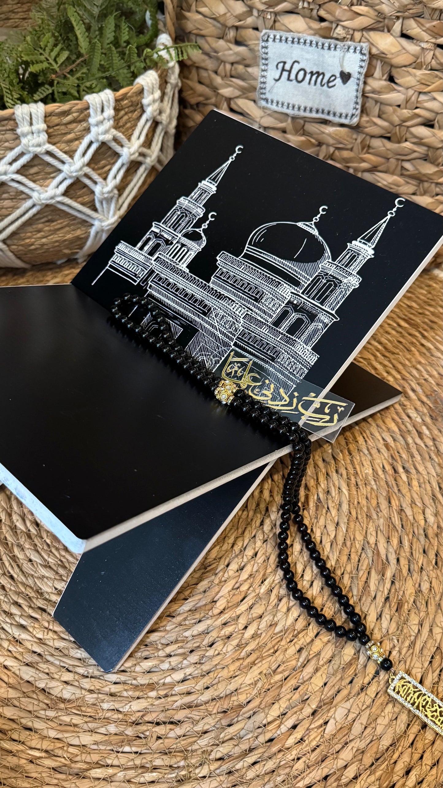 Ad01: Midnight Masjid blessing bundle(prayer mat , Rehal ,tasbeeh & bookmark)