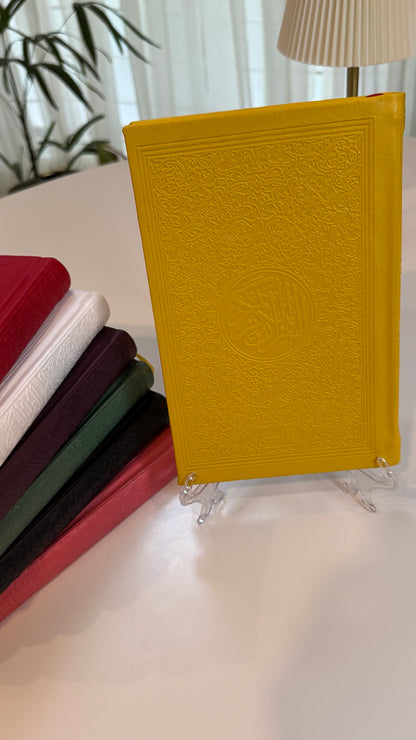 Yellow-leather rainbow Quran
