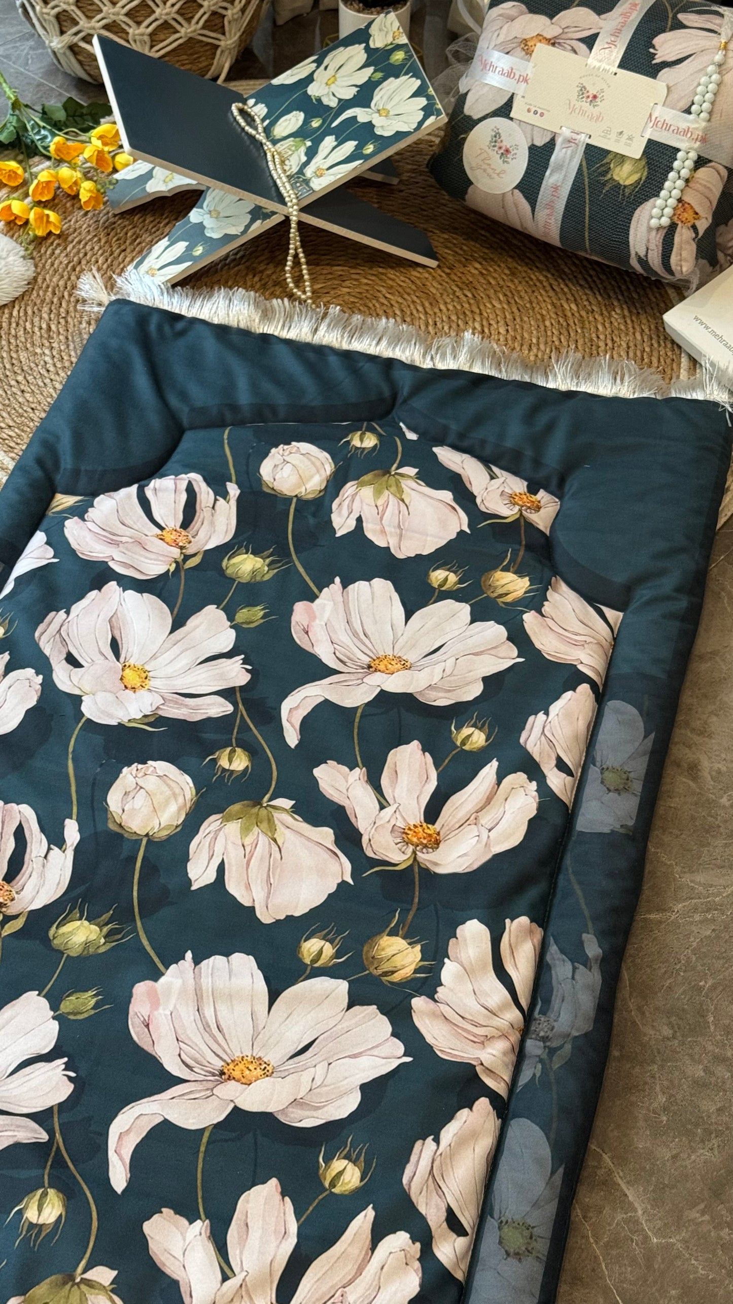 Ad10: Noor-e-Bloom prayer mat.