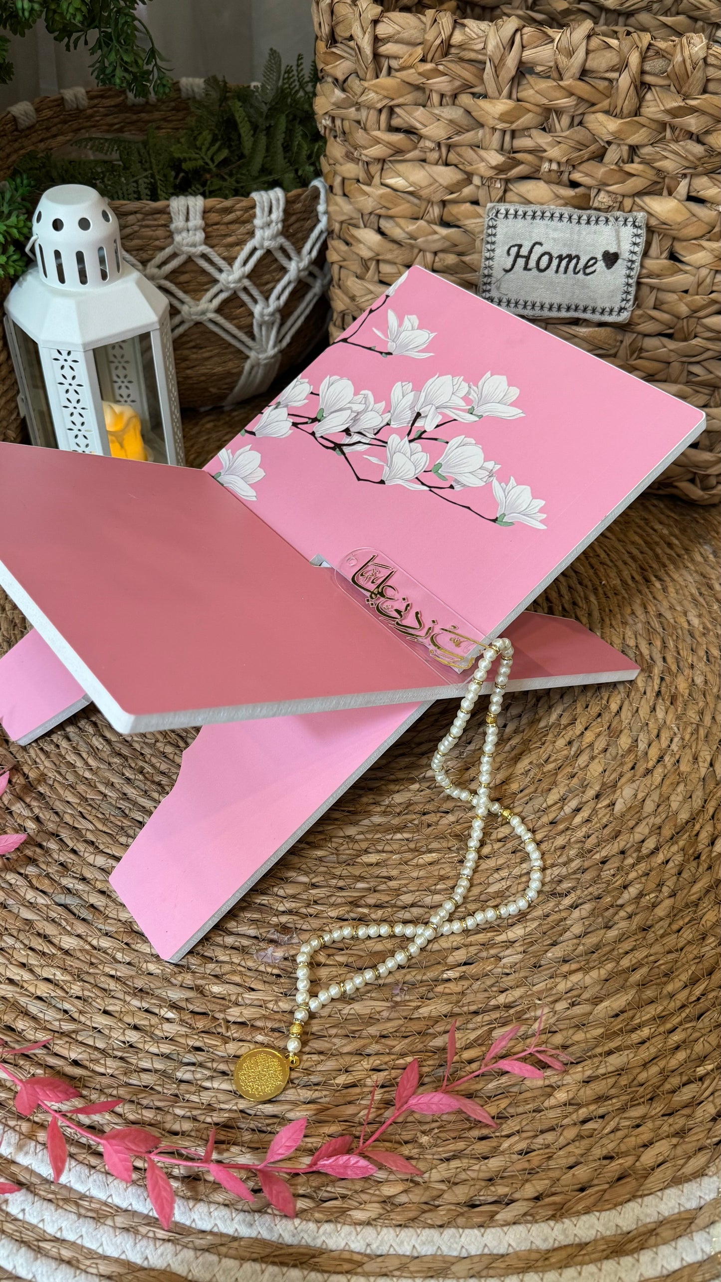 Sakina Blossom blessing bundle (prayer mat,Rehal tasbeeh & bookmark)