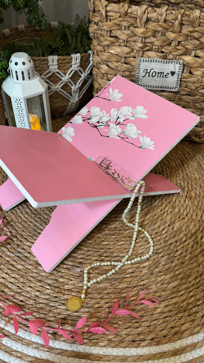 Sakina Blossom blessing bundle (prayer mat,Rehal tasbeeh & bookmark)