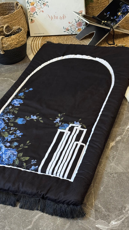 Noir Blue Elegance Adult Prayer Mat