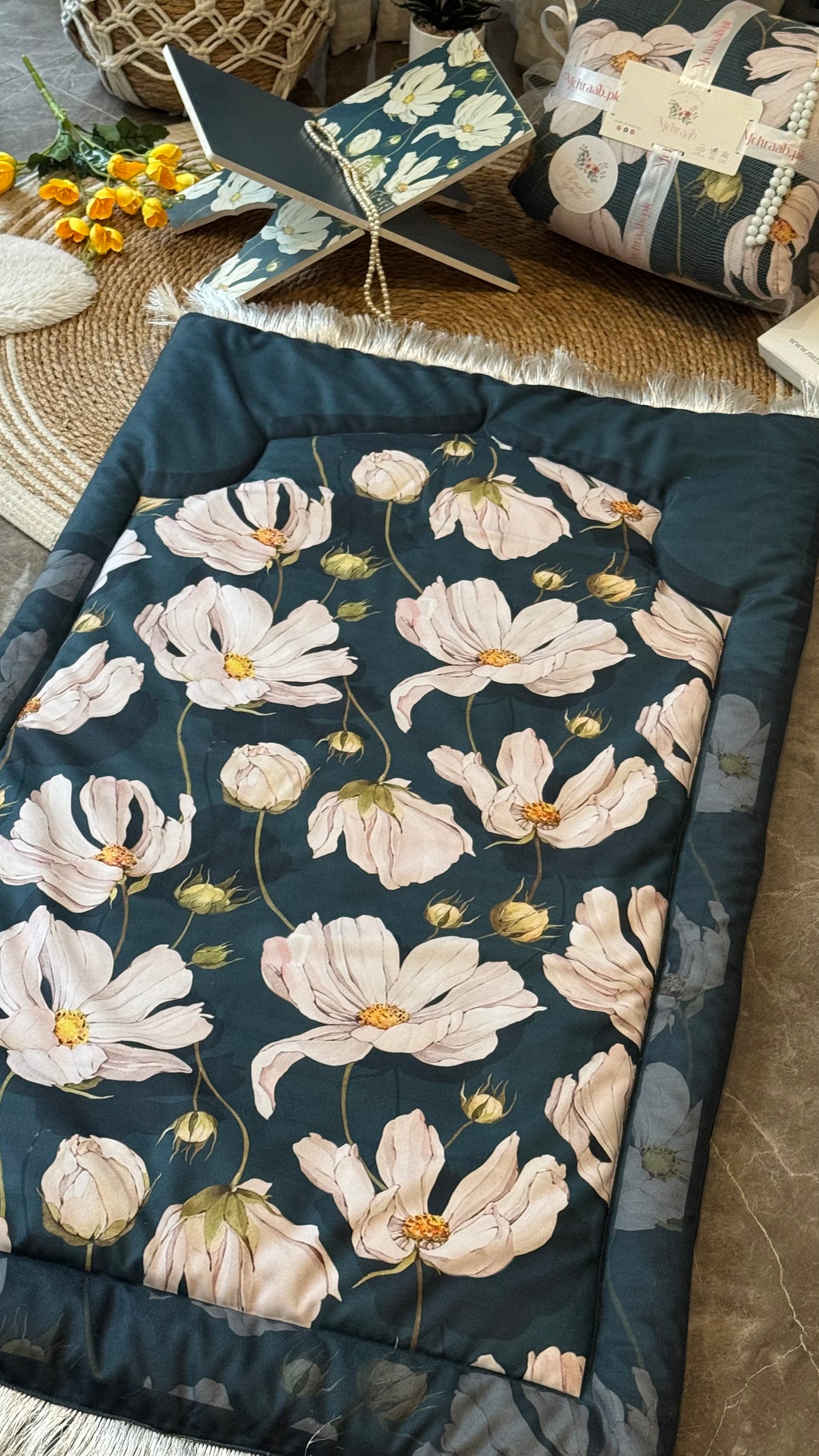 Ad10: Noor-e-Bloom prayer mat.