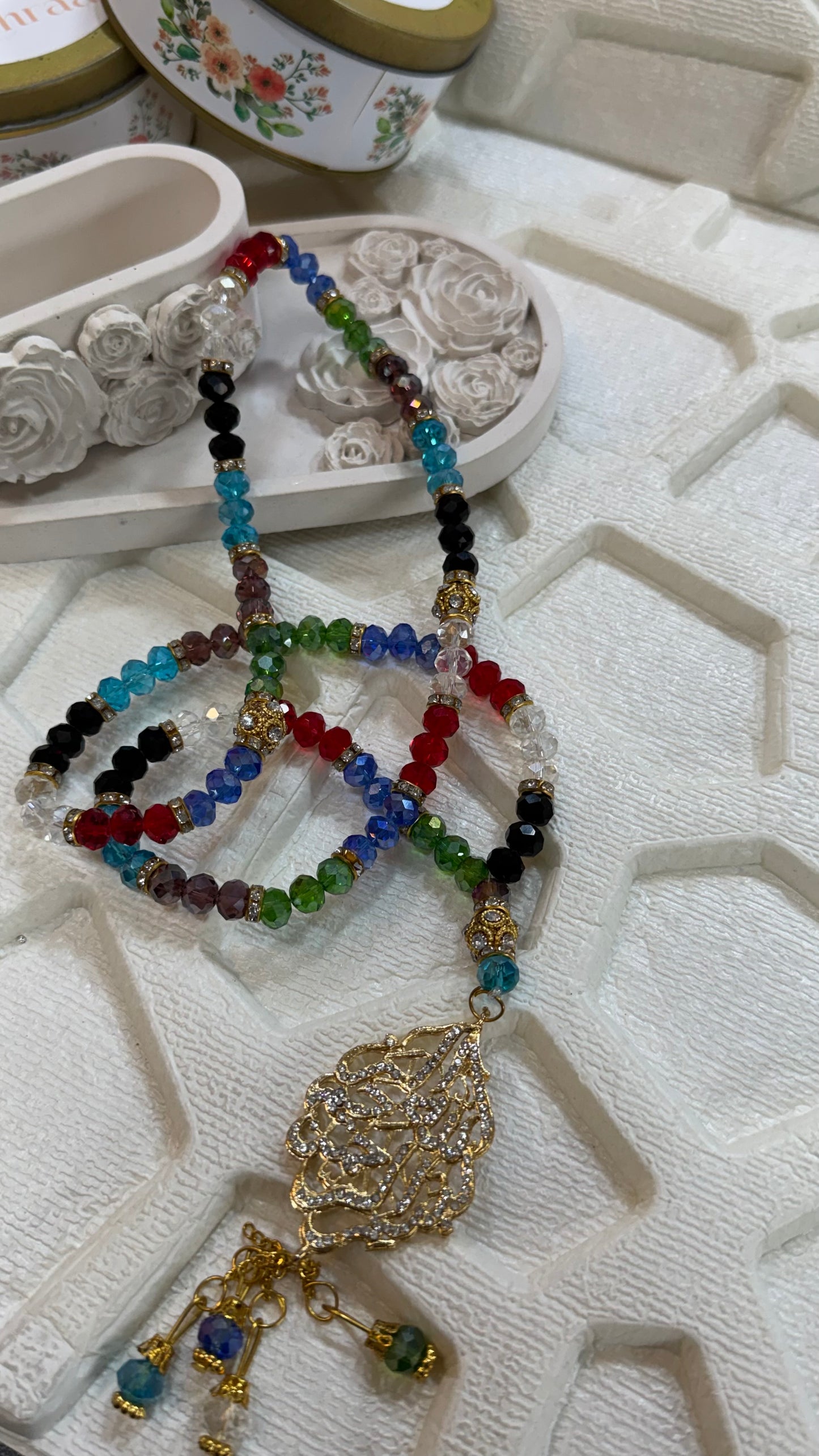 Multi color tasbeeh/prayer bead