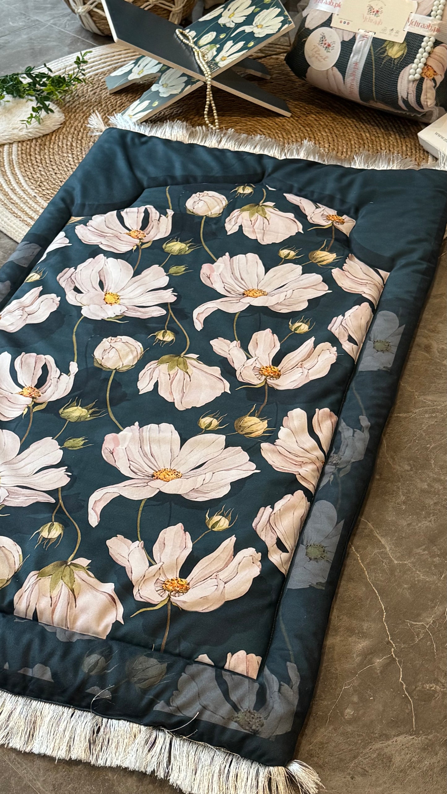 Ad10: Noor-e-Bloom prayer mat.