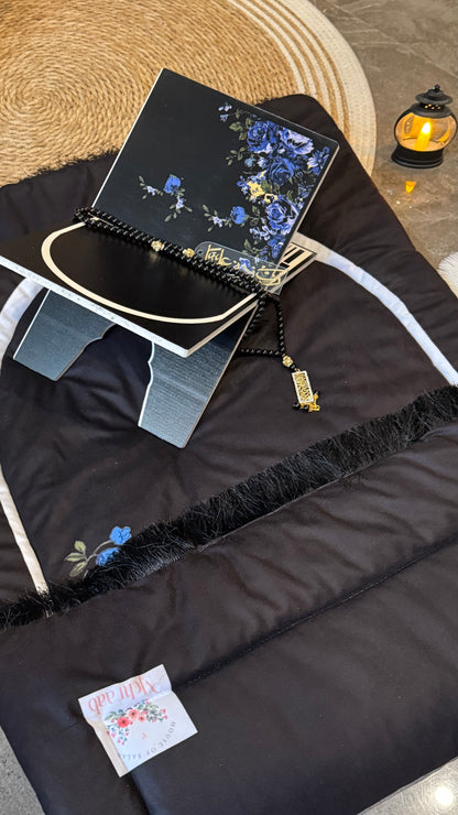 Noir Blue Elegance Adult Prayer Mat