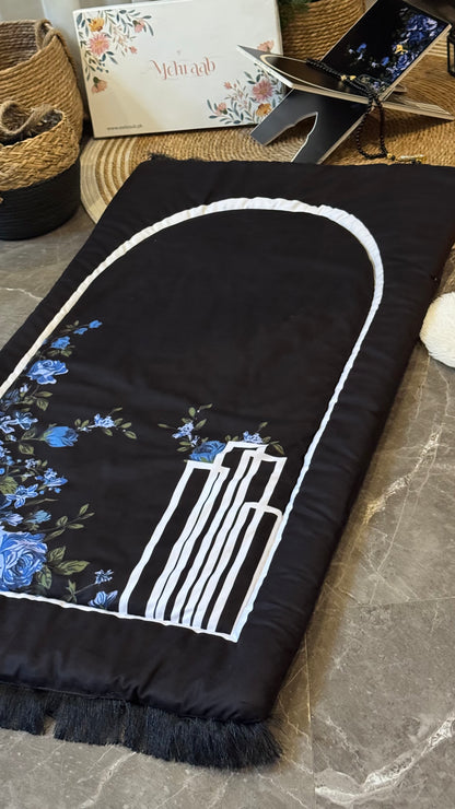 Noir Blue Elegance Adult Prayer Mat