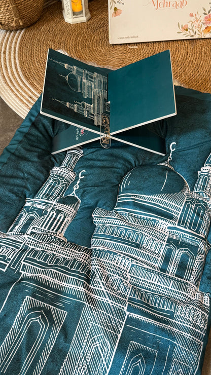 Ad02:Emerald Masjid prayer mat.
