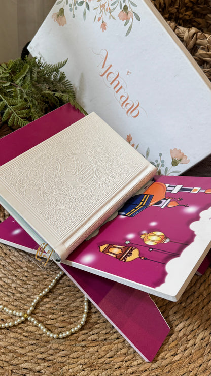BBK03(prayer mat, Rehal, bookmark & Tasbeeh)