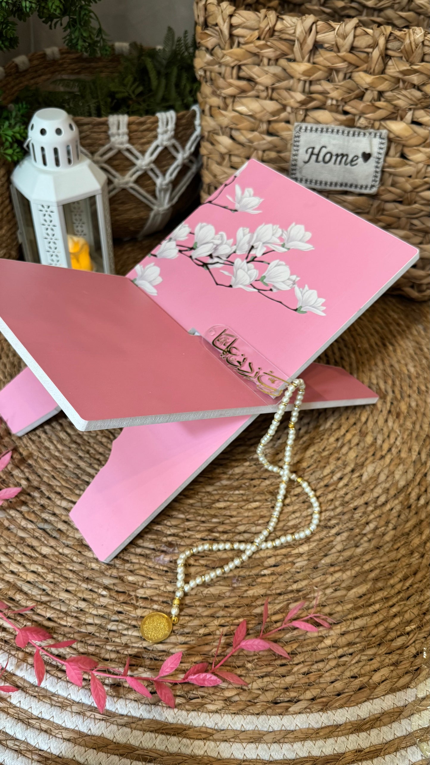 Sakina Blossom blessing bundle (prayer mat,Rehal tasbeeh & bookmark)