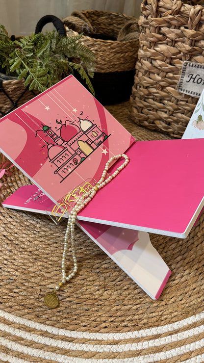 Bbk11 (prayer mat, Rehal, bookmark & Tasbeeh)