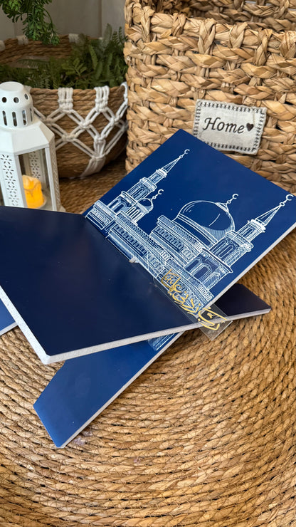 Blue masjid e nabwi Rehal