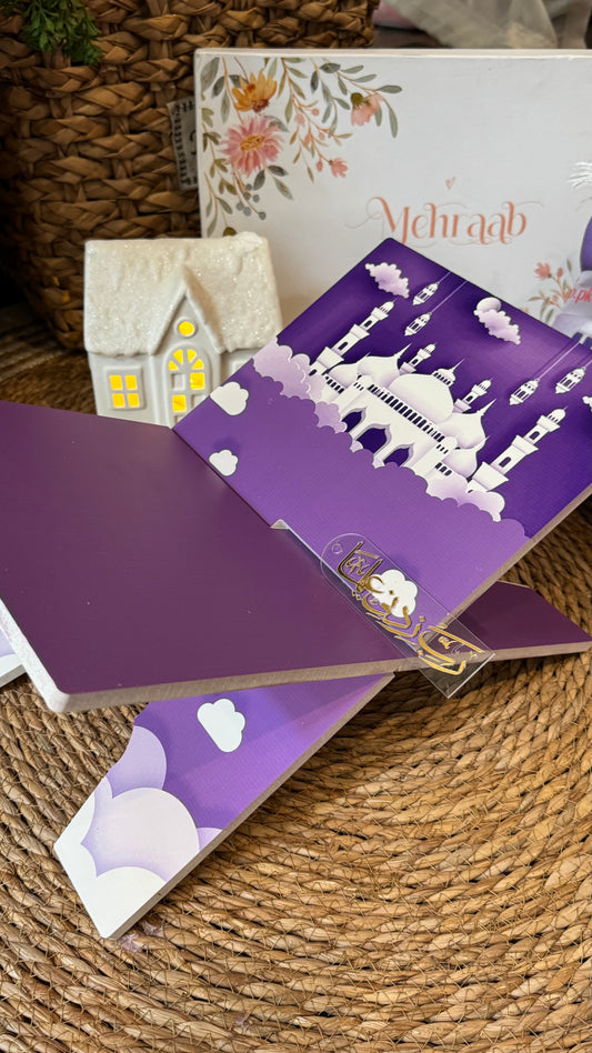 Rk04:purple Rehal with white masjid.