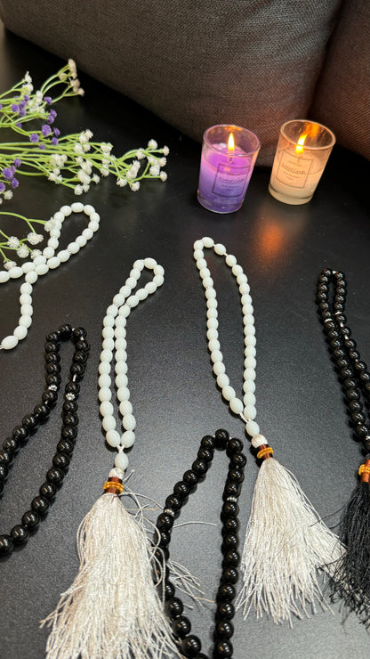 Ad13:Cream floral Blessing bundle (prayer mat , Rehal ,tasbeeh and bookmark)