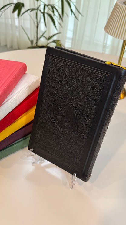 Black color leather rainbow Quran