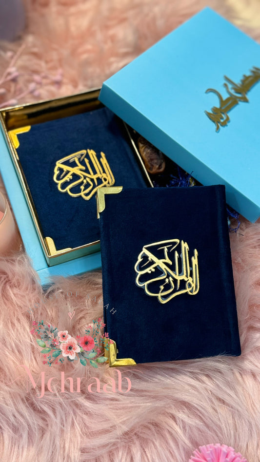 Blue Quran box set