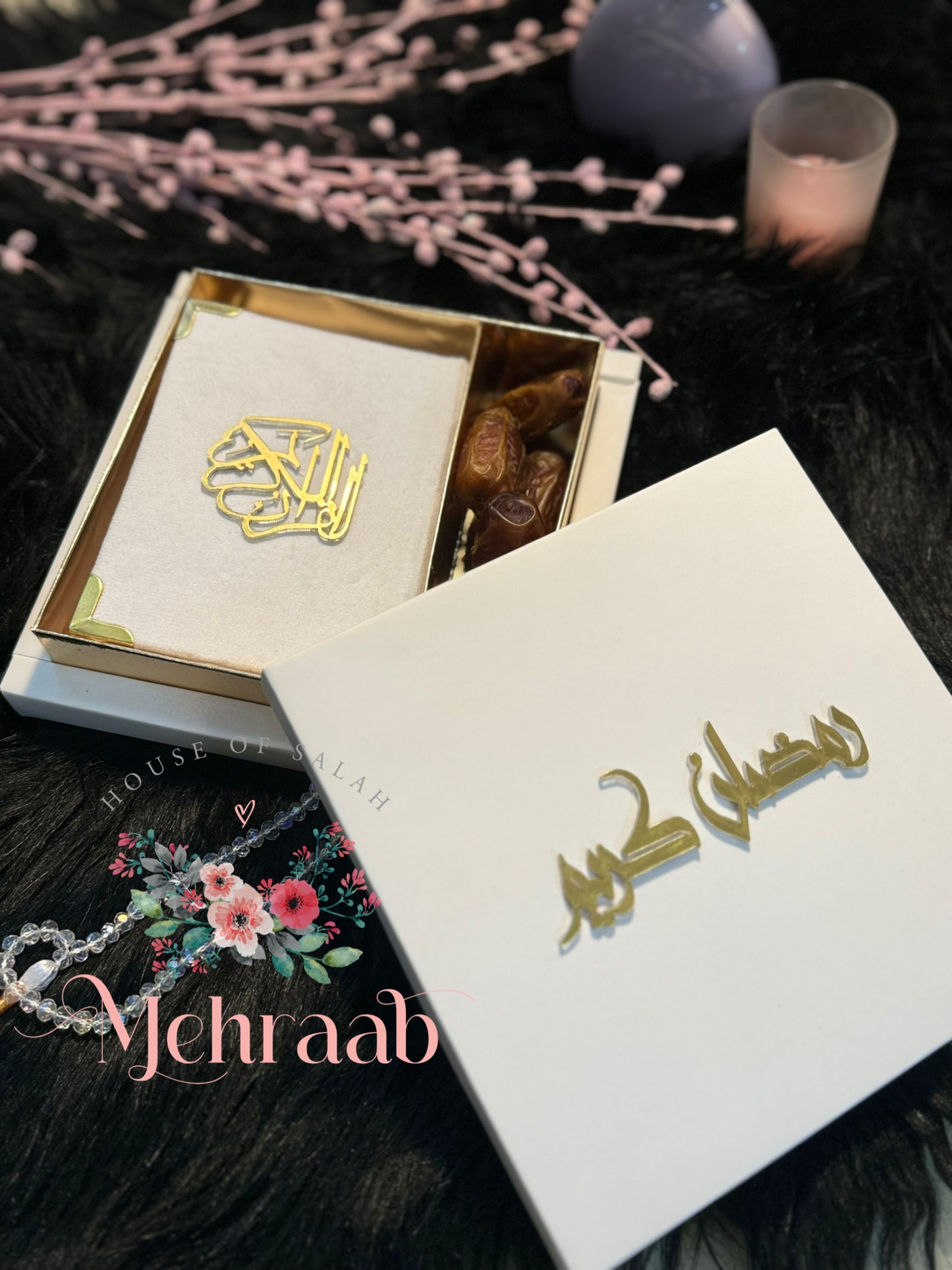 White Quran box set