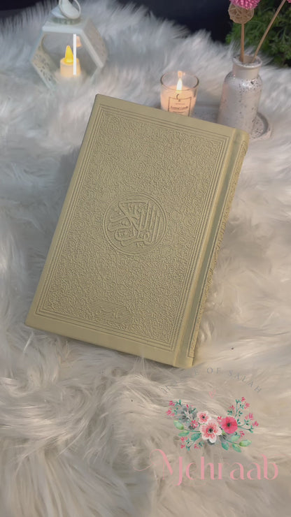 Skin color leather rainbow Quran