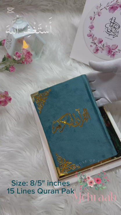 Aqua velvet Quran pak